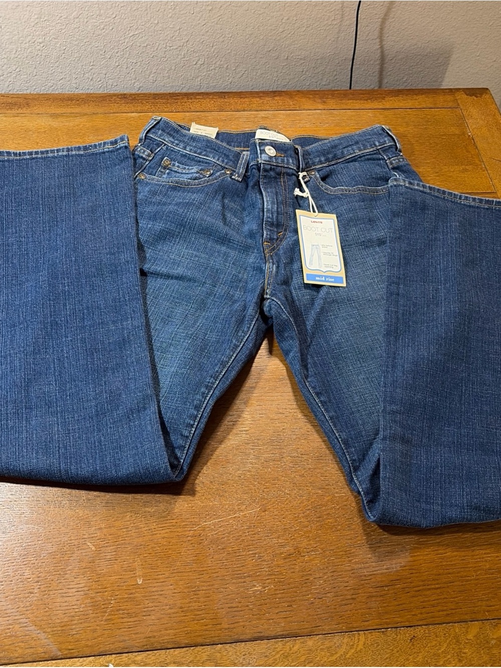 Levi’s 515 Women’s Bootcut Sz 10 Medium Misses Blue Denim Mid Rise NWT 31 Inseam
